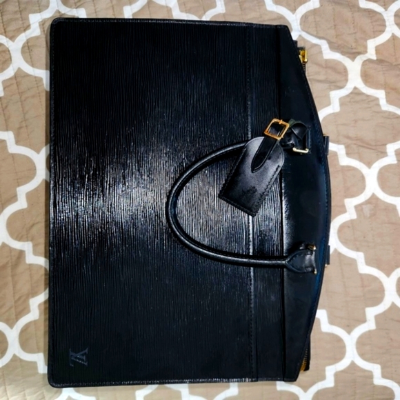 Louis Vuitton Professional Riviera Epi Black Bag DATE STAMPED MI0916 w/COA - Picture 11 of 13